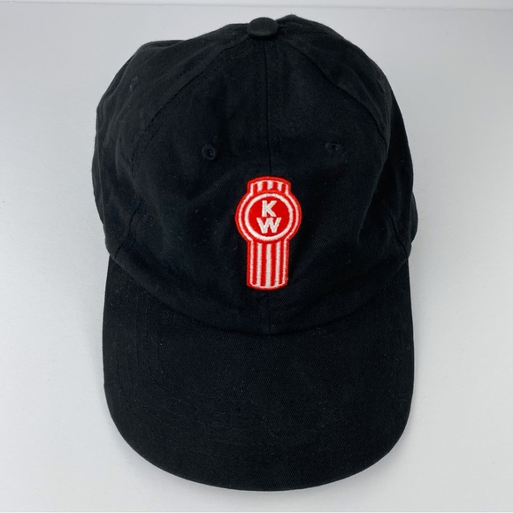 Kenworth trucker hat, men's black ball cap with adjustable strap - Picture 1 of 8